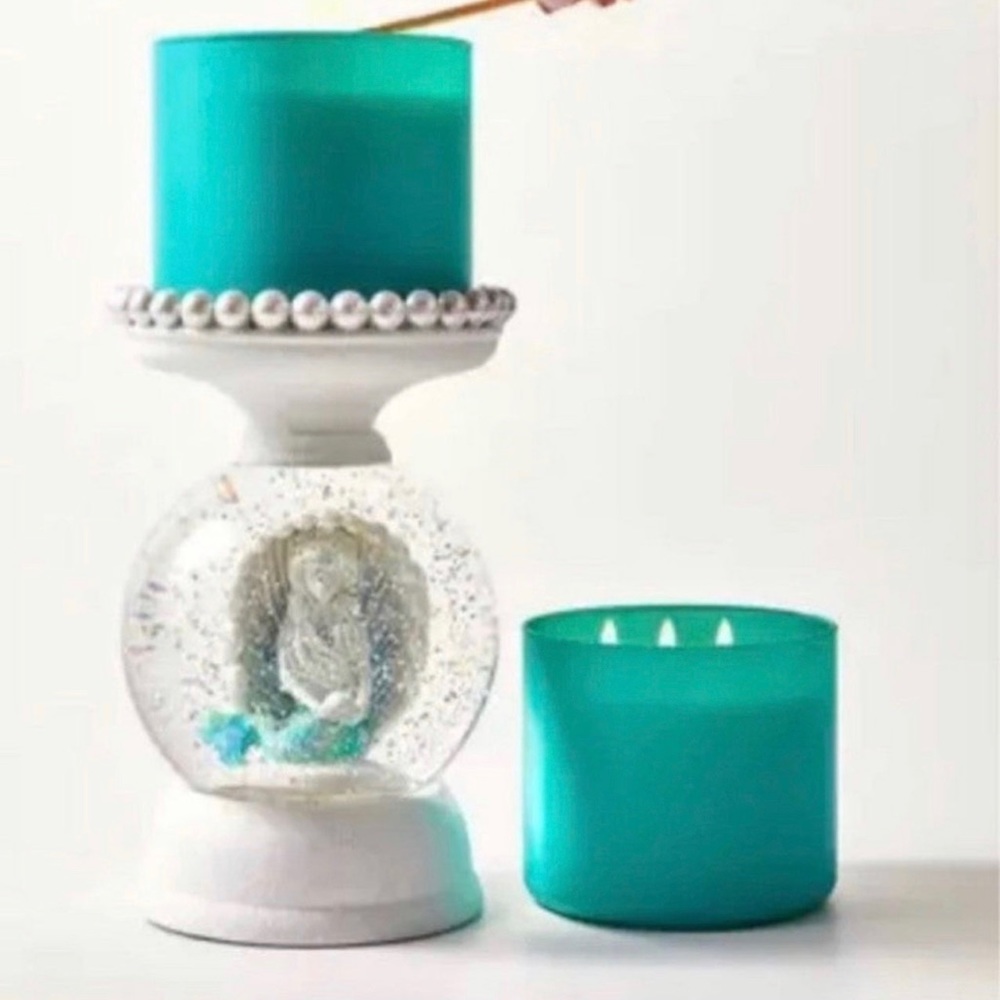 Bath & Body Works Mermaid 3 Wick Candle Holder